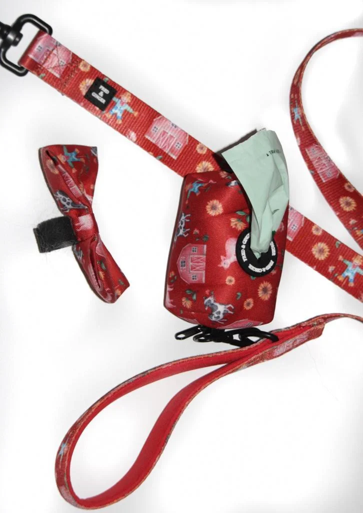 Fred & Ginger Red "Kind of a Pig Deal" Bow Tie - Image 2